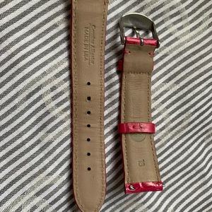 Michele watch genuine alligator straps.